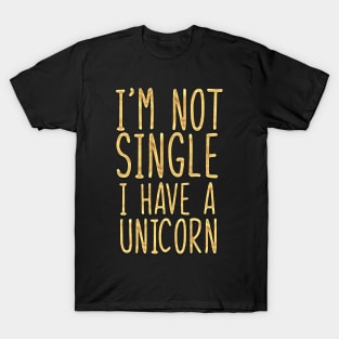 Golf Unicorn Single Funny T-Shirt